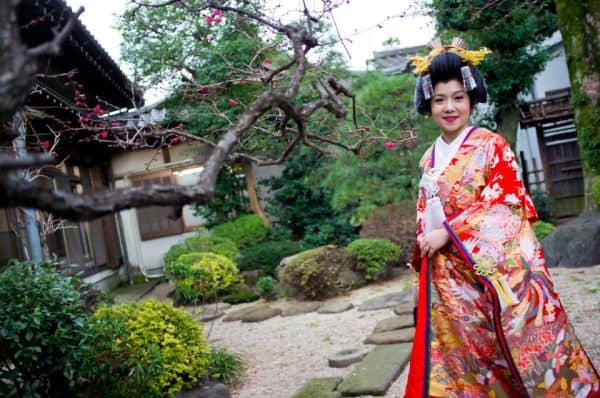 kimono mặc vào dip lễ hội