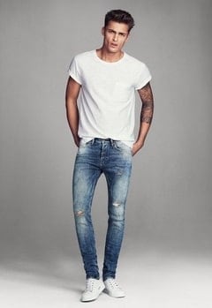 phối đồ cho đàn ông với quần jeans
